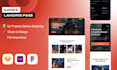 design creative, unique and high quality website UX UI