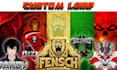 do animated twitch overlay, logo, animated stream package