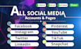 create setup and optimize professional social media accounts for your business