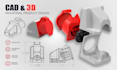 do cad design, 3d product design, industrial drawings