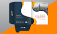 design eye catching presentation folders for business and branding