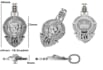 hip hop jewelry 3d  design and rendering