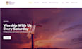 design a live streaming church website with free logo