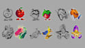design a pixel art character starting from concept