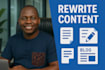 rewrite content, rewrite articles, and rewrite blogs for you