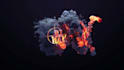 create 10 epic fire logo intro video animation