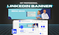 design professional linkedin banner, facebook, twitter