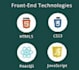 do front end programming using html and CSS