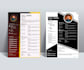 design a professional and eye catching CV resume