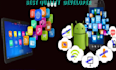 develop flutter, java script, mobile app for both android and ios