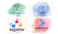 do luxury water color and business logo design
