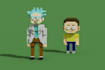 create 3d quality voxel nft character, 10,000 nft collection