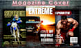 design professional stylish magazine cover