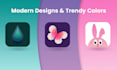create modern app icon designs