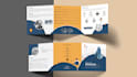 design professional bifold, trifold brochure, flyer and leaflet