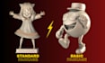 design 3d character, miniature, cosplay and 3d model for printing