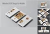 design wireframe UI UX for website