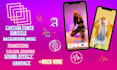 create content for tik tok videos, instagram reels, snapchat, and youtube shorts
