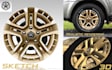 design car wheels from sketch to 3d cnc ready data