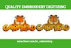 professional embroidery digitizing for dst pes jef exp files