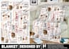 design bedding set, blanket, quilt, pillow as your request