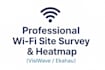 do professional wifi site survey and heatmap via visiwave and ekahau