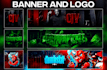design a 3d bundle banner and profile picture for youtube,twitch