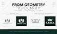 design a geometric golden ratio or symmetrical logo