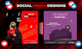 design creative social media posts and banners