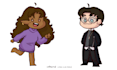 draw your characters in a chibi style