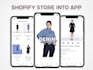 convert your shopify store into IOS android app
