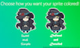 create static and animated pixel sprites