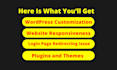 fix wordpress errors, bugs and plugin issues fast