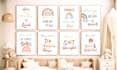 design cute printable nursery wall art