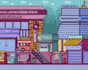 make a background pixel art for game or digital art