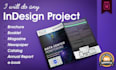 do any adobe indesign project