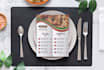 create a modern and professional menu design