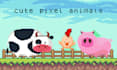 create custom pixel art characters and game rpg assets