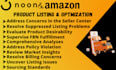 do noon and amazon listing creation and optimization