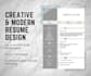 professionally design your resume and modern CV template