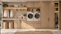 design model and render you laundry room
