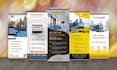 do roll up banner, roller banner, retractable banner, backdrop banner design