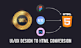 convert PSD to HTML, figma to HTML, xd to html, bootstrap 5