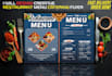 do a restaurant menu, catering menu, fast food