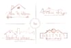create luxury  signature real estate logo with branding kit