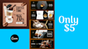 create unique and attractive cafe poster for your business