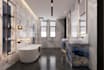 do bathroom interior design and architectural visualization in 3d rendering