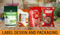 design product labels and packaging design