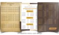 design creative minimal restaurant,bar menu card