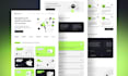do landing or home page design in figma